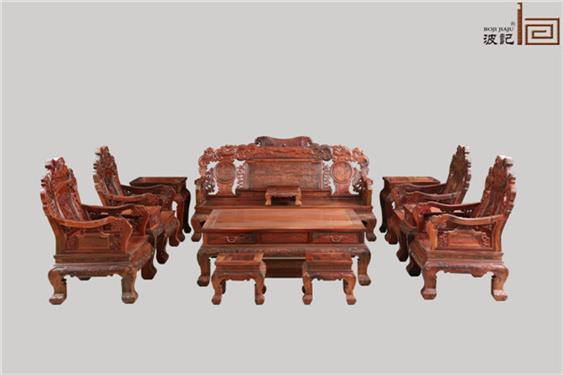 波記家具:元寶沙發11件套